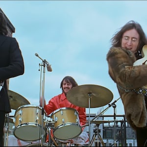 Beatles Takkonsert rullad väggposter 61 x 91 cm