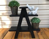 Wooden Ladder Plant Stand, Tabletop Plant Stand, Tiered Plant Stand, Ladder Display Stand, Tiered Display Stand, Ladder Plant Shelf