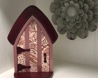 Wood Fairy Door, Indoor/Outdoor Fairy Door, Fairy Garden Door, Fairy Decor, Fairy House, Wood Fairy Door for Wall, Wood Fairy Door for Tree