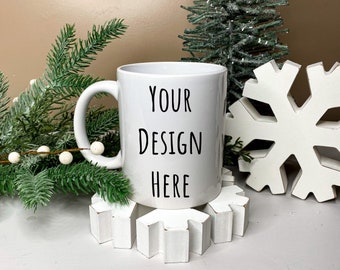 Personalized Ceramic Coffee Mug: Custom Photo or Text, Bridal Party Gift