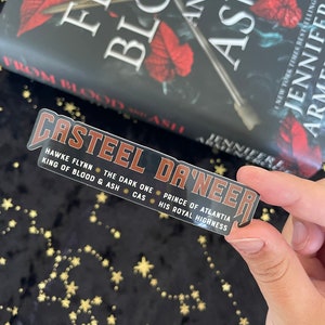 Book Boyfriends, Casteel - Inspired by From Blood and Ash (FBAA) by Jennifer L Armentrout, Officially Licensed
