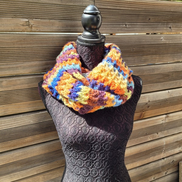 Snood automne au crochet