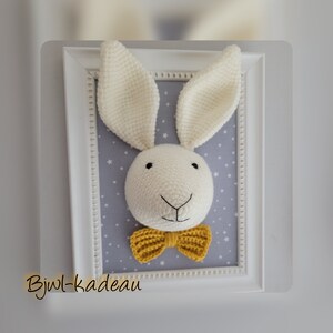 Rabbit trophy frame