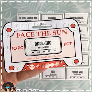 Seventeen- Face The Sun Album Kpop Journal Stickers