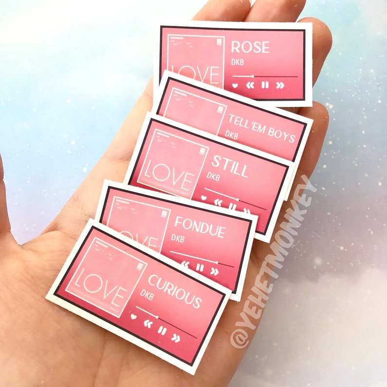Growth Albums Kpop Journal Stickers Love DKB Youth