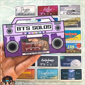 ARMY- Solo Hit Songs Journal Aufkleber
