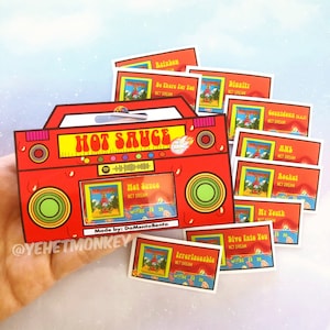 NCTzen Dream- Hot Sauce Album Kpop Journal Stickers