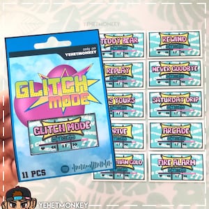 NCTzen Dream- Glitch Mode Album Kpop Journal Stickers