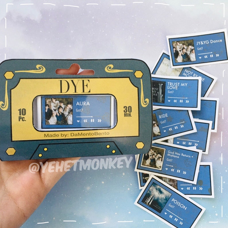 dye album kpop journal stickers got7 paper stickers labels tags lifepharmafze com