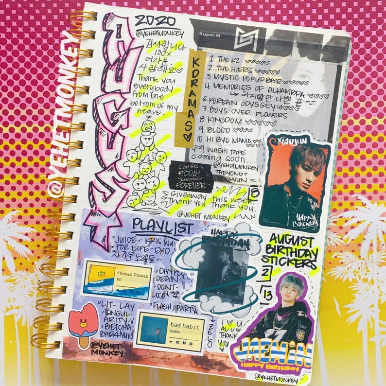 BTS BIG HITS Ver 2 Songs Kpop Journal Stickers