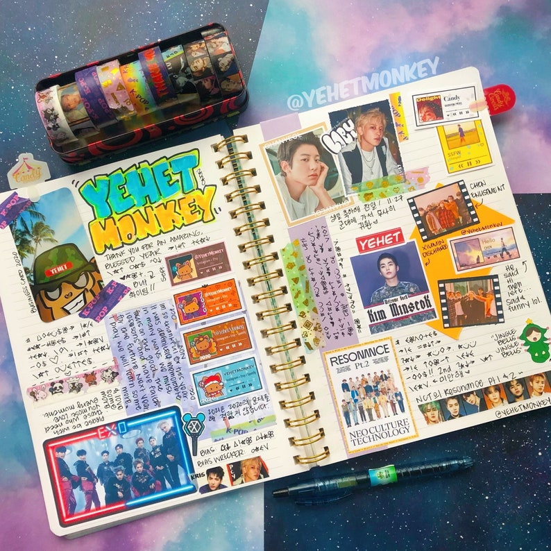 NCT 2020 Pt1 Sticker /& Pin Set Kpop NCT