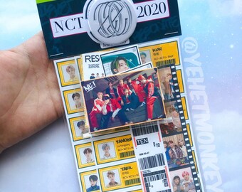 NCT-NCT 2020 Pt. 2 sticker- en pinset Kpop
