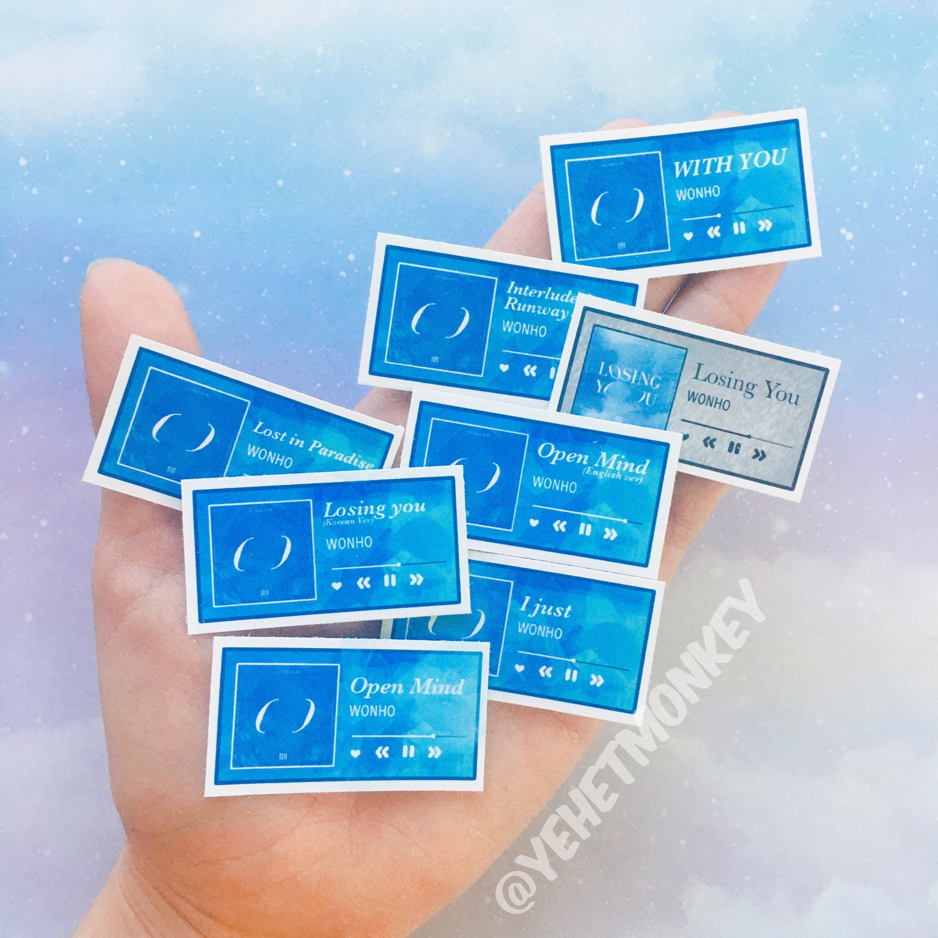 WENEE 2pc Love Synonym Album INDIVIDUAL Kpop Journal Stickers Etsy