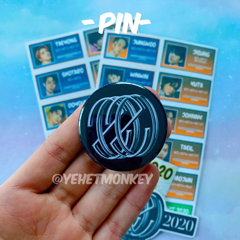 NCT 2020 Pt1 Sticker /& Pin Set Kpop NCT