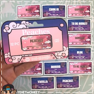 KAI- Peaches Album Kpop Journal Stickers