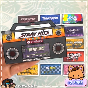 STAY - Adesivos de diário de K-pop com músicas de sucesso