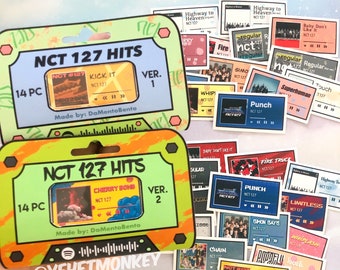 NCTzen 127- Hit Songs Kpop Journal Stickers