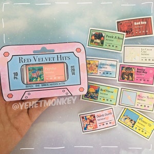 Red Velvet- Hit Songs V1 Kpop Journal Stickers