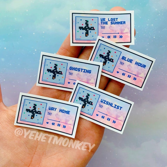 Txt Minisode 1 Blue Hour Album Kpop Journal Stickers Etsy