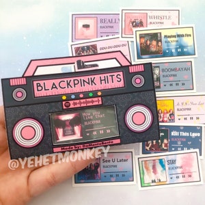 BLINK- Hit Songs Kpop Journal Aufkleber