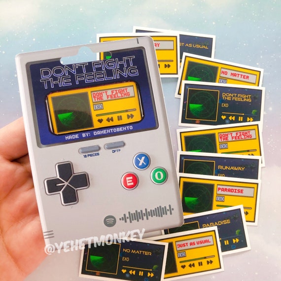 EXO Dont Fight The Feeling Album Kpop Journal Stickers | Etsy