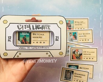 BAEKHYUN- City Lights Album Kpop Journal Stickers