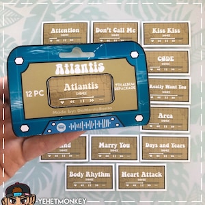 SHAWOL- Atlantis Album Kpop Journal Stickers