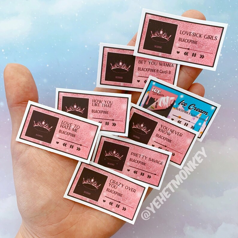 BLACKPINK The Album Album Kpop Journal Stickers Etsy