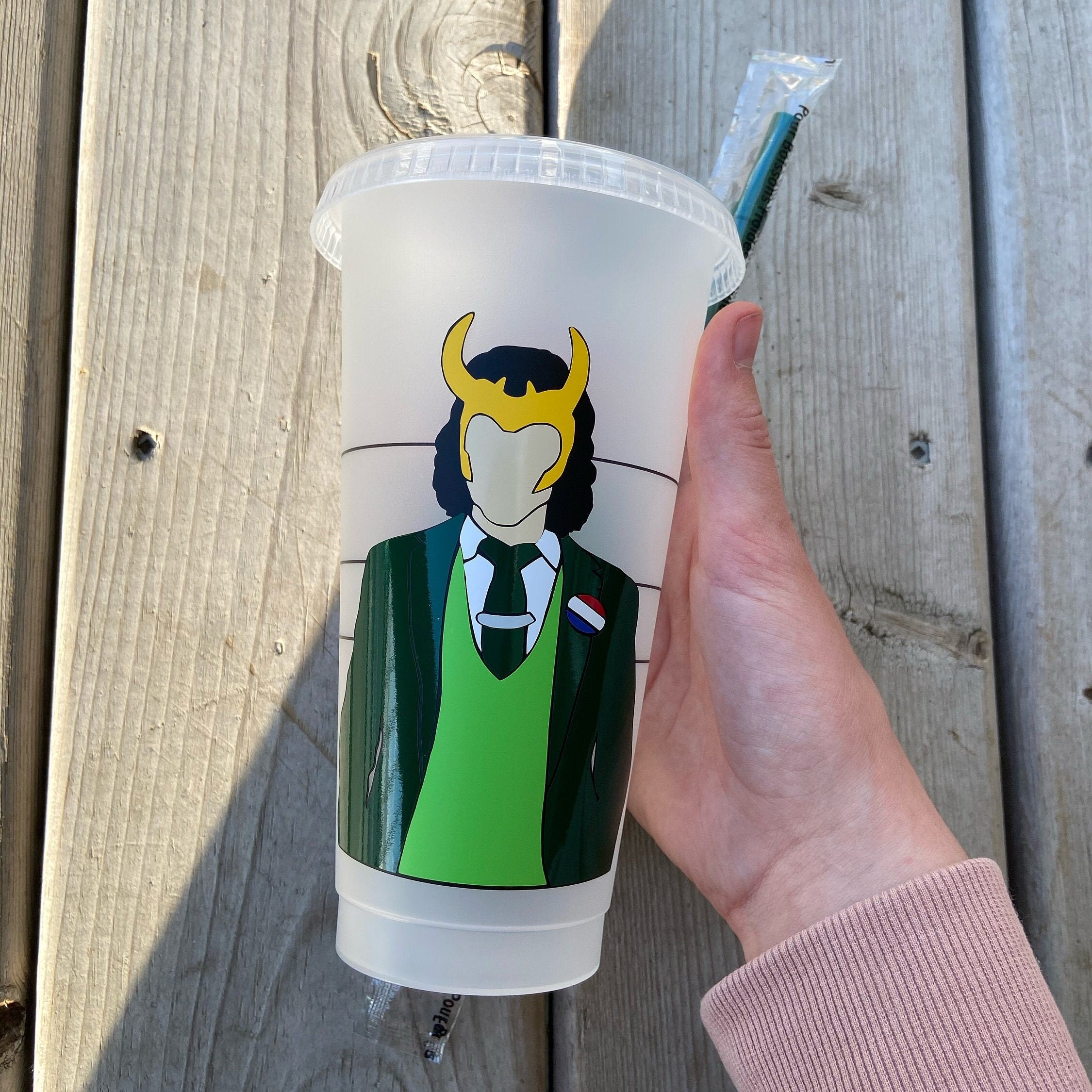 Loki Starbucks Cup Marvel Character Cup Loki Cup Starbucks