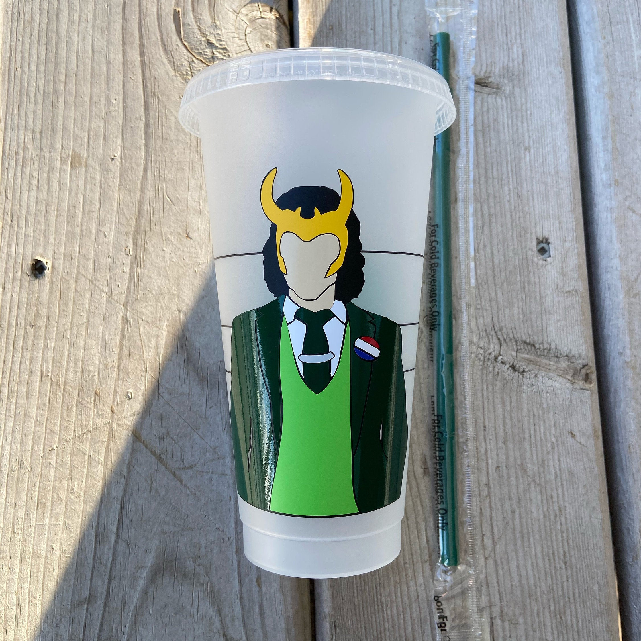 Loki Starbucks Cup Marvel Character Cup Loki Cup Starbucks