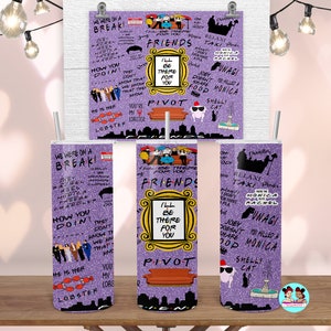 Friends tumbler, cup, Sitcom tumbler, friends cup, Travel cup, Best Friends, BFF, Tv Show Cup, mug, Great gift!