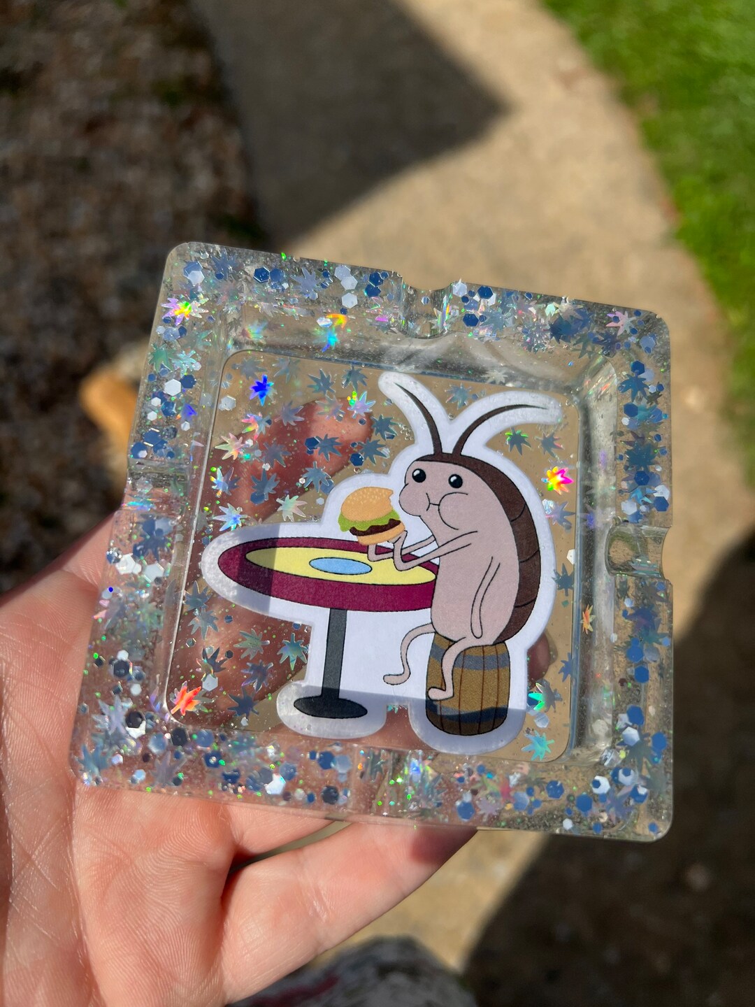 Meme Resin Ashtray Etsy
