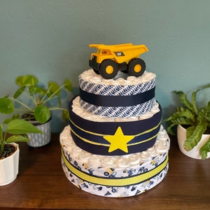 Dump Truck Diaper Cake- 3 Tier