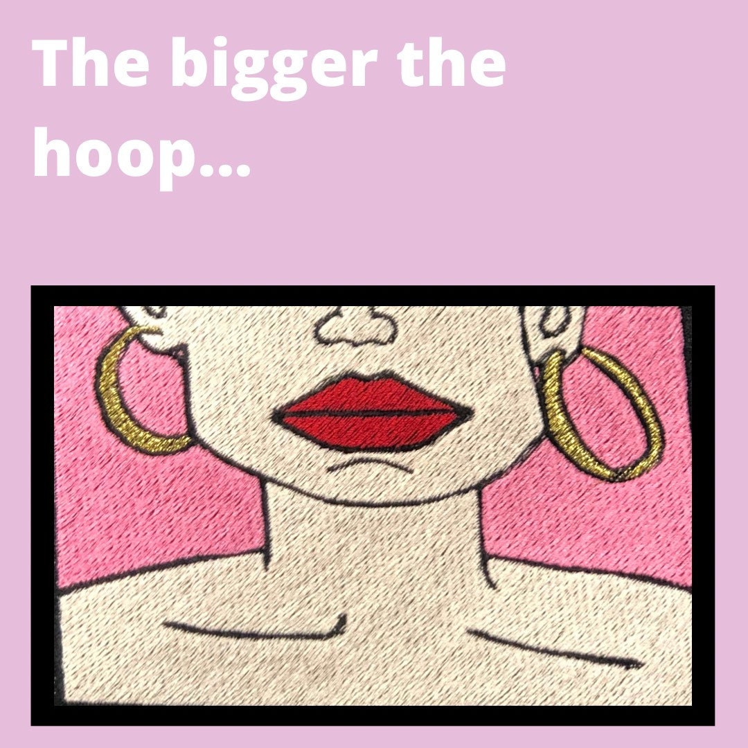 Bigger The Hoop Bigger The Hoe Meme The Bigger the Hoop - Etsy