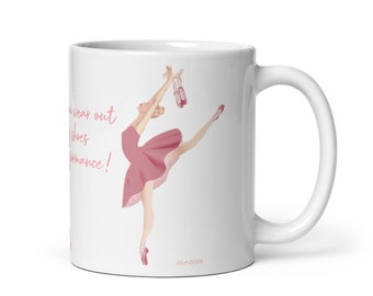 Pink ballerina mug | Dance mug | Dancer cup | Gift for dancer