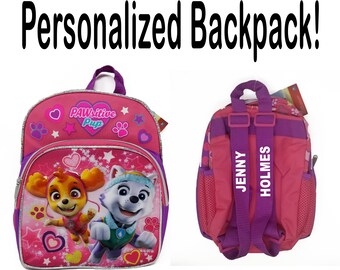 paw patrol 10 inch backpack