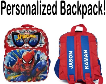 spiderman preschool backpack