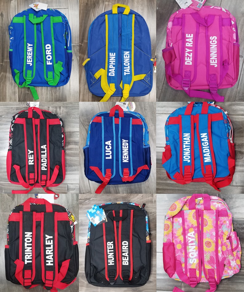 personalized avengers backpack