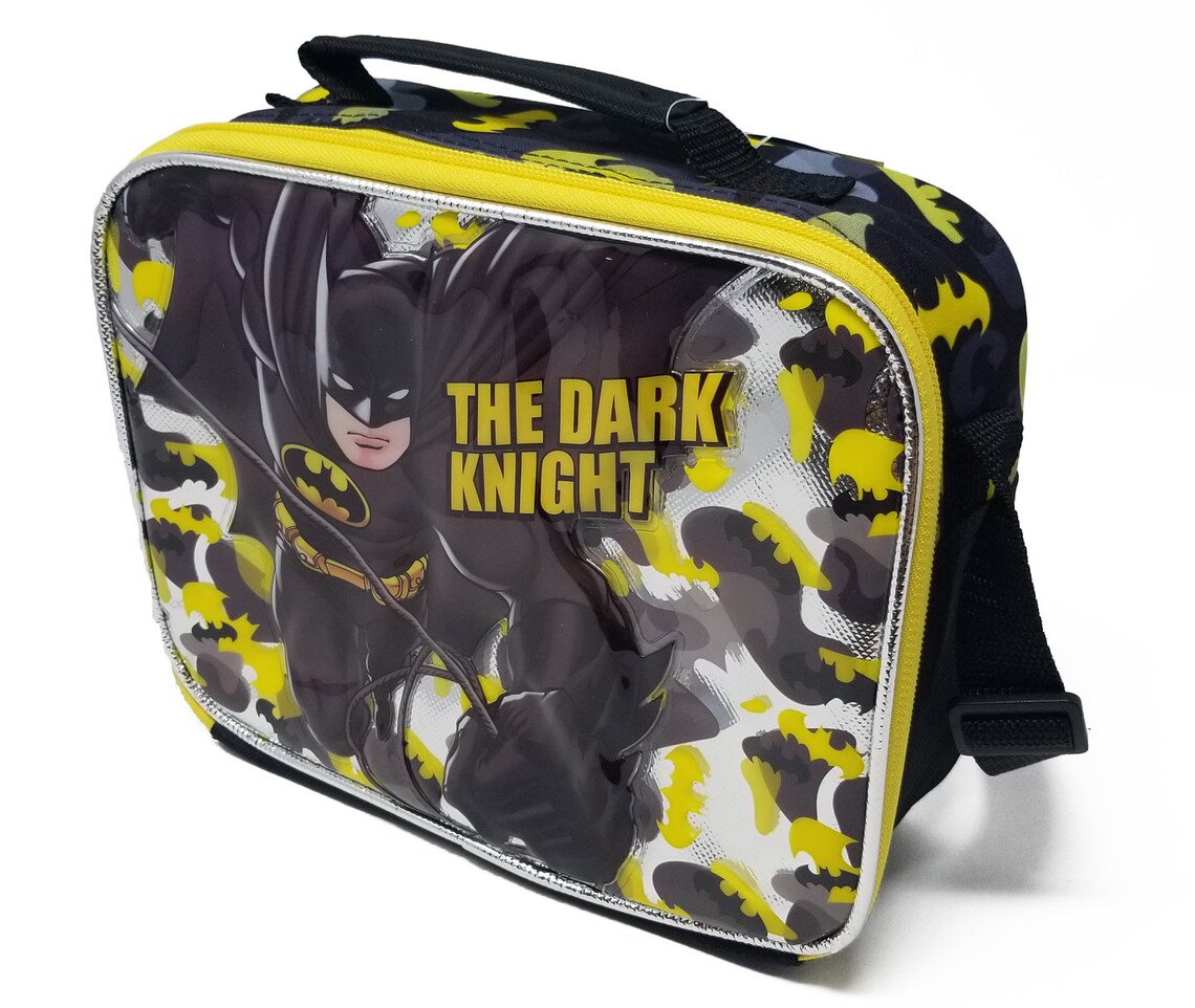 Personalized DC Batman Lunch Box Bag / Name Printed on Strap / Etsy