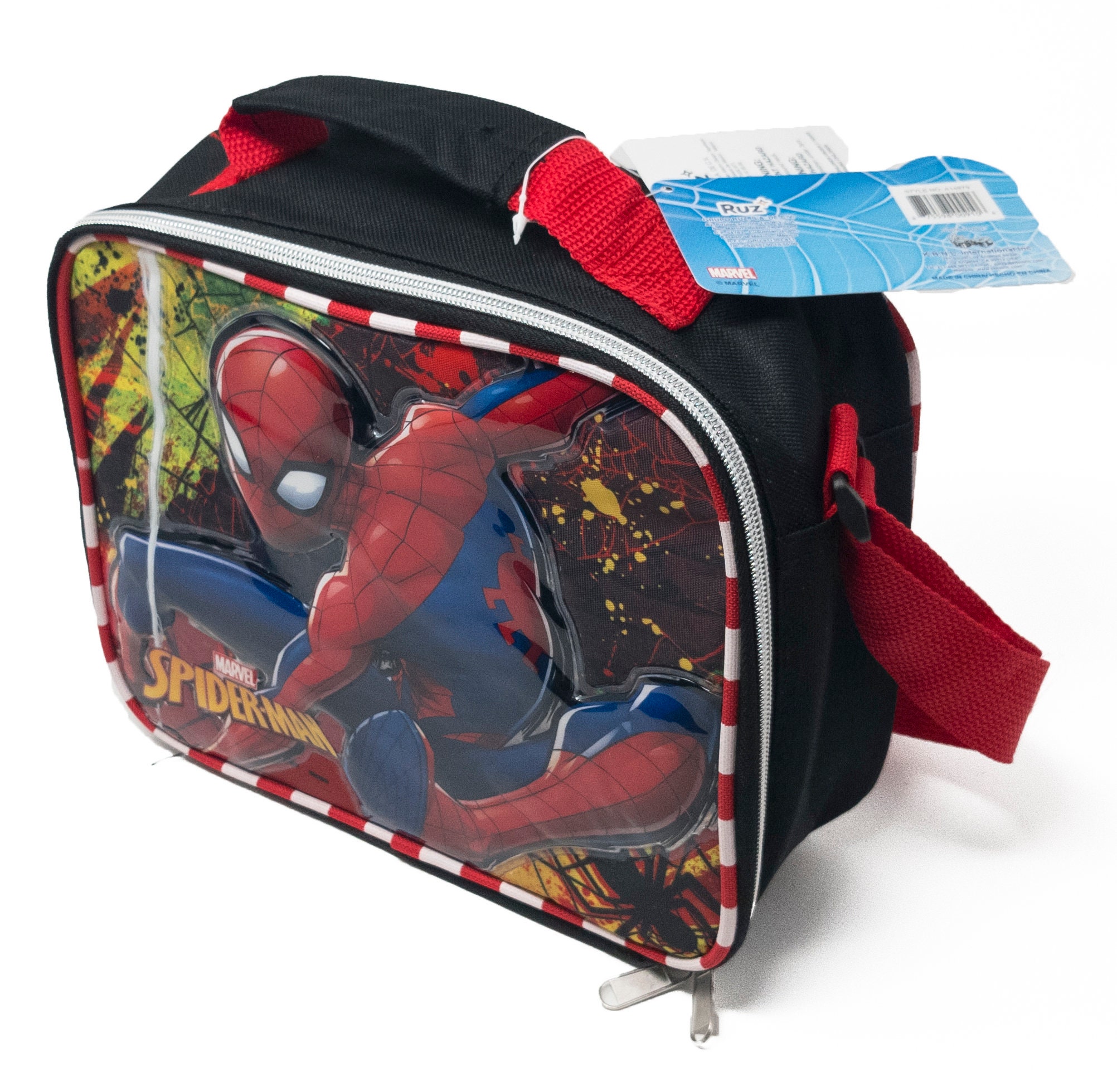 Spider Man Insulated Lunch Bags Asda Miles Morales Lunch Bag Shop