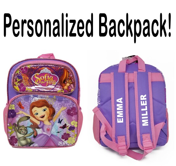 personalized disney princess backpack