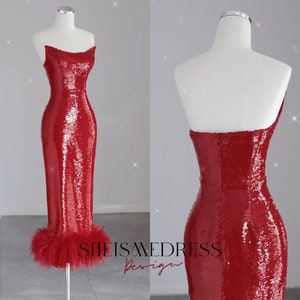 Elegant Split Thigh Sequin Cami Dress  Lentejuelas, Vestidos de promocion,  Vestidos