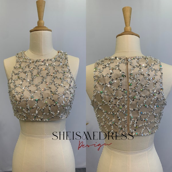 Jeweled Bustier Top