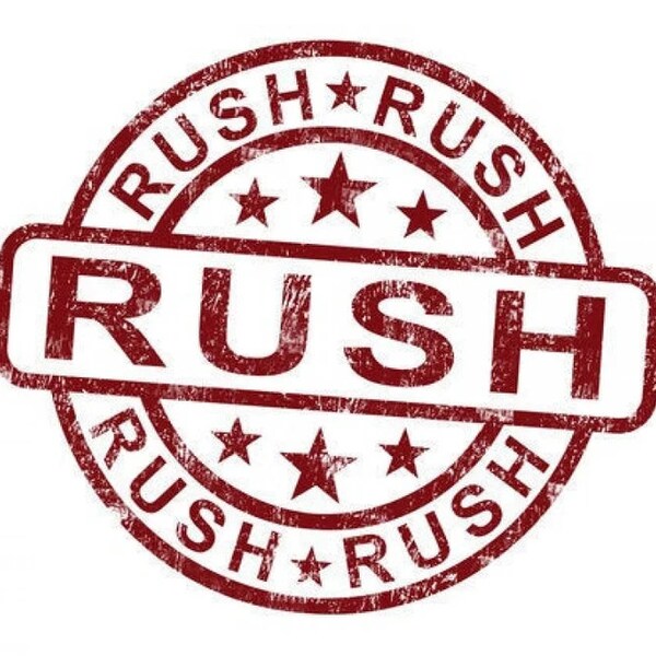 Rush Shipping !!