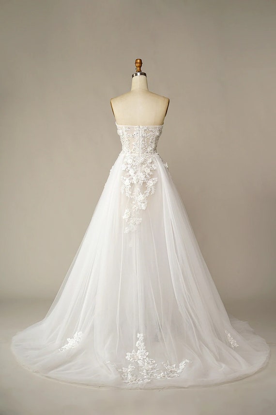 A-line Sweetheart Wedding Dress With 