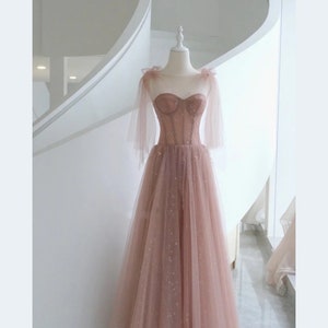 Corset Tulle Prom Dress -  New Zealand