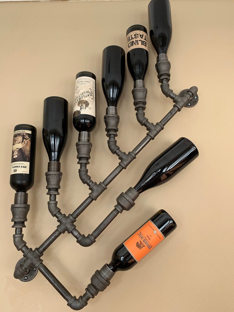 Pipe Wine Rack Etsy