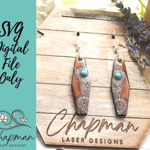 Boho Lace Earring File / Laser Earring file / SVG / Western Earring File