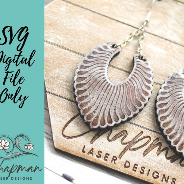 Geometric Laser Earring File / Geometric SVG / Earring File