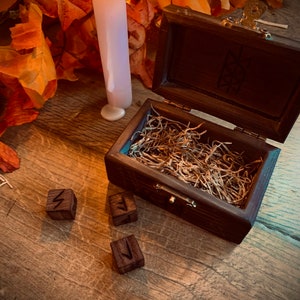 Norse Pagan Rune Set With Container Ancestors Spirits Hel Wights - Etsy